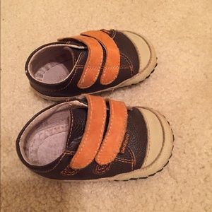 Pediped soft bottom shoes